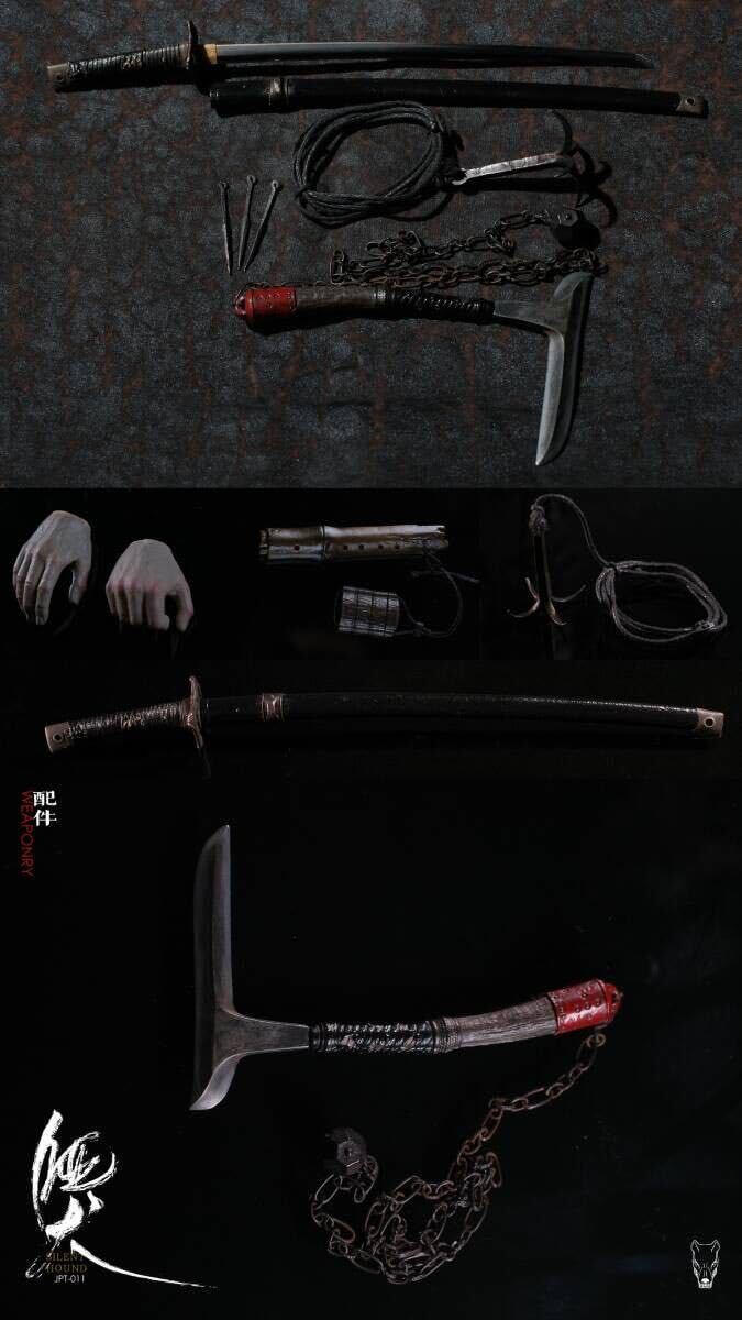 JPT design ｘ POP COSTUME 1/6 万相森羅 忍者 唖犬 JPT design POP COSTUME 1/6 万相森羅 忍者 唖犬 NINJA Silent Hound